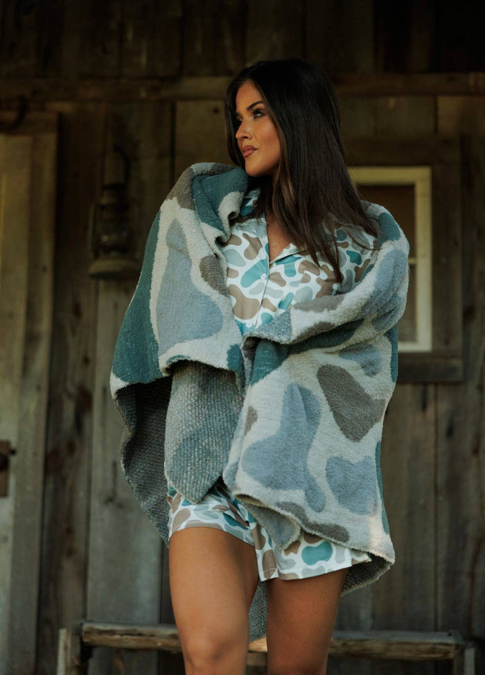 Camo Throw Blanket
