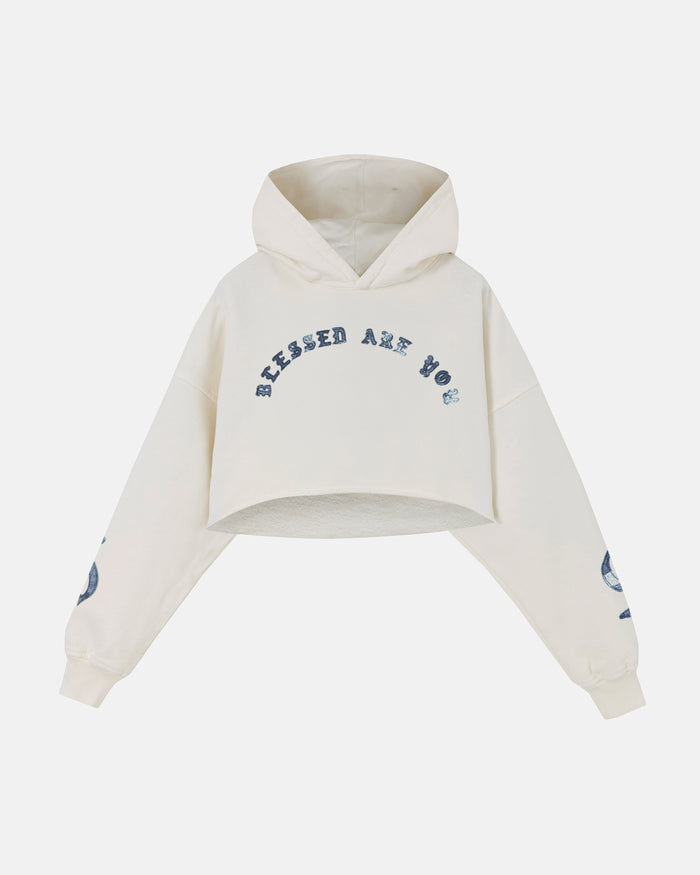 Capsule 369 Cropped Hoodie Cream