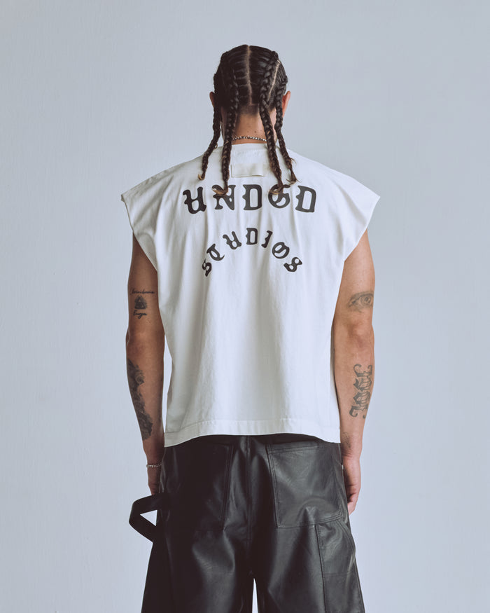 Capsule UNDGD STUDIOS Sleeveless Tshirt White