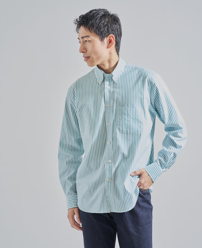 Casual Broadcloth Button-Down Stripe