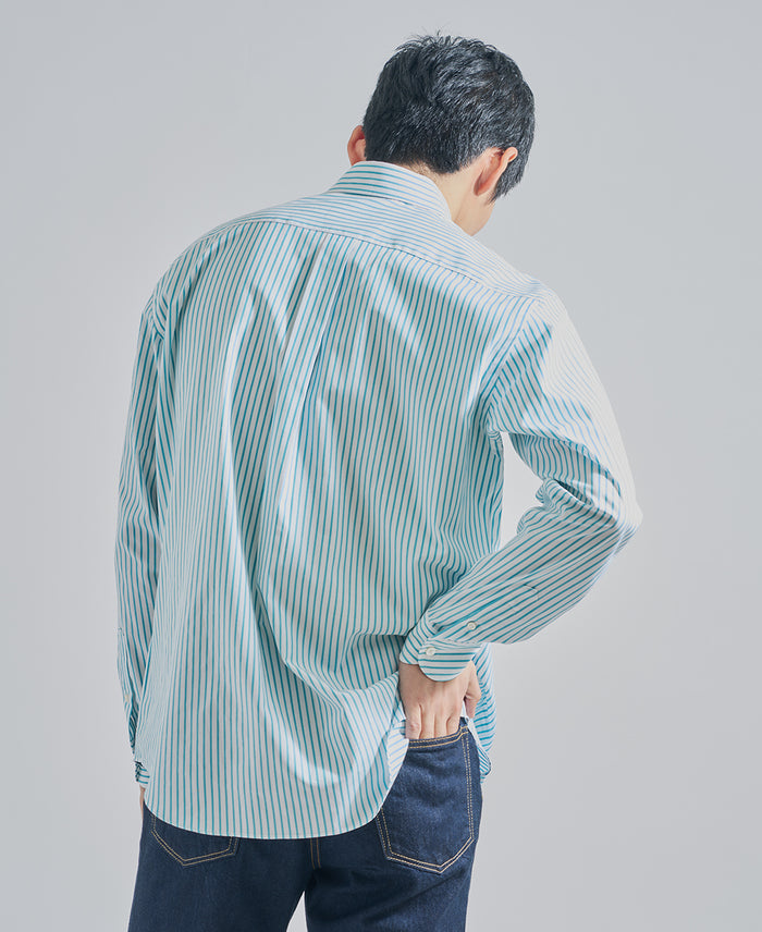 Casual Broadcloth Button-Down Stripe