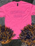 Cathedral Irish Block Pink Tee