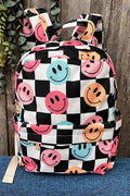 Checkered Smiley Backpack