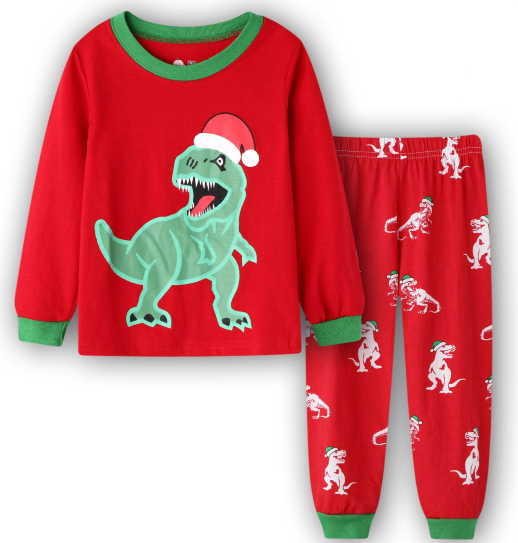 Christmas Dino Pjs
