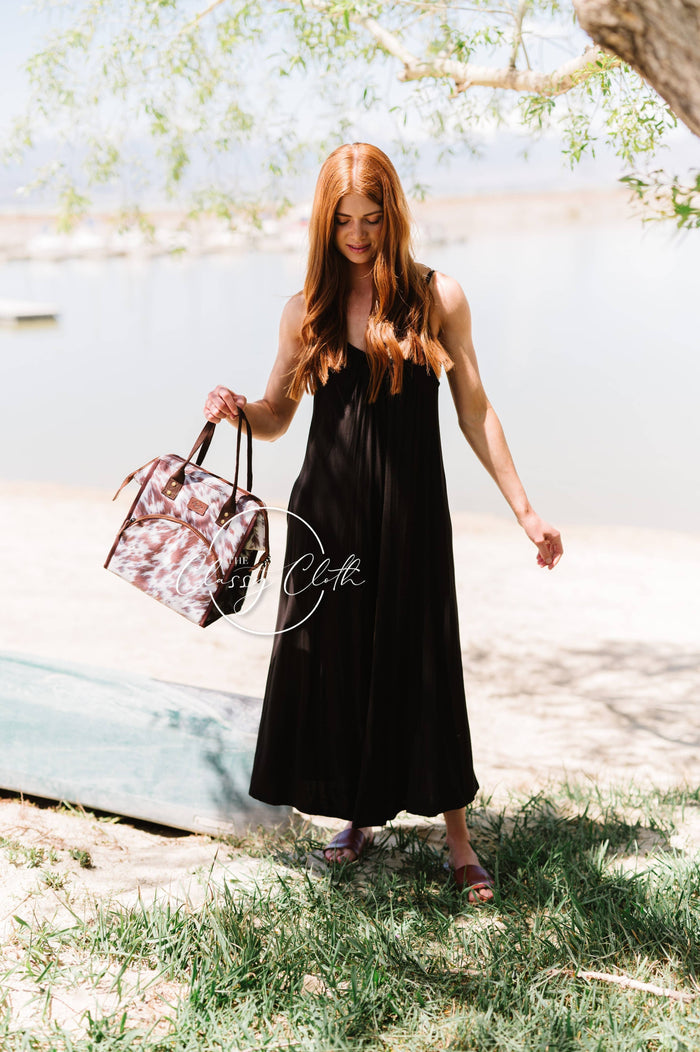 Cooler Lunch Bag - Cow Hide RTS
