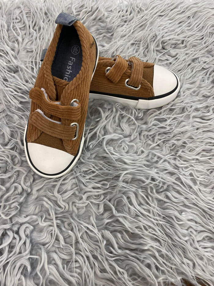 Corduroy Velcro shoe