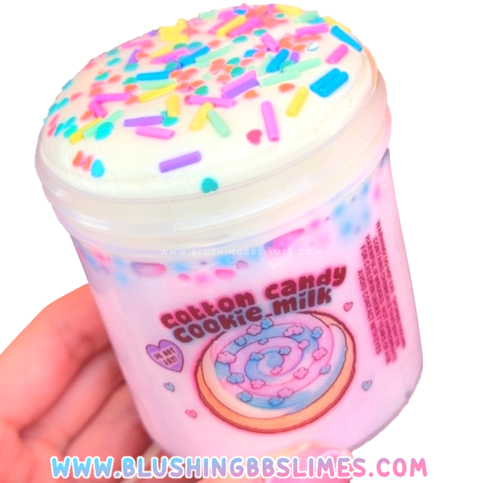 Cotton Candy Cookie Milk