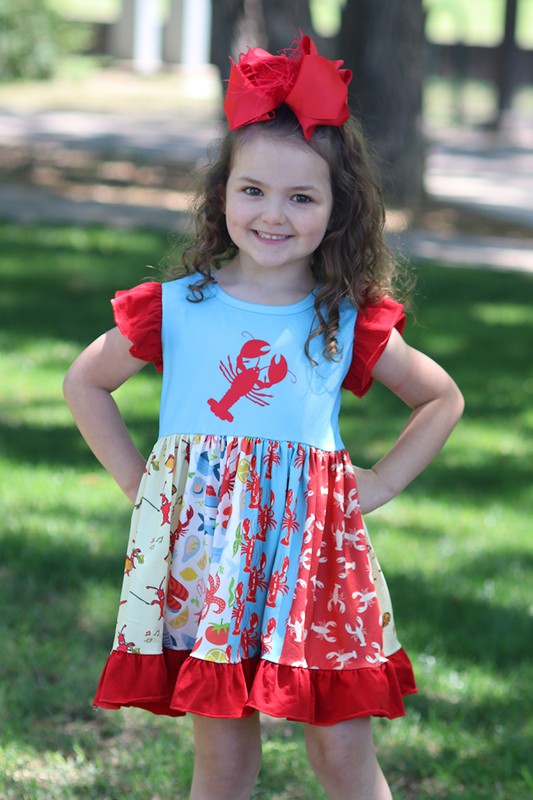 Crawfish Panel Dress