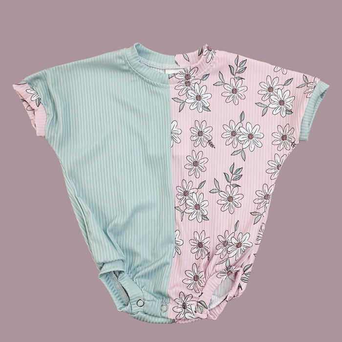 Daisy/Mint Onesie