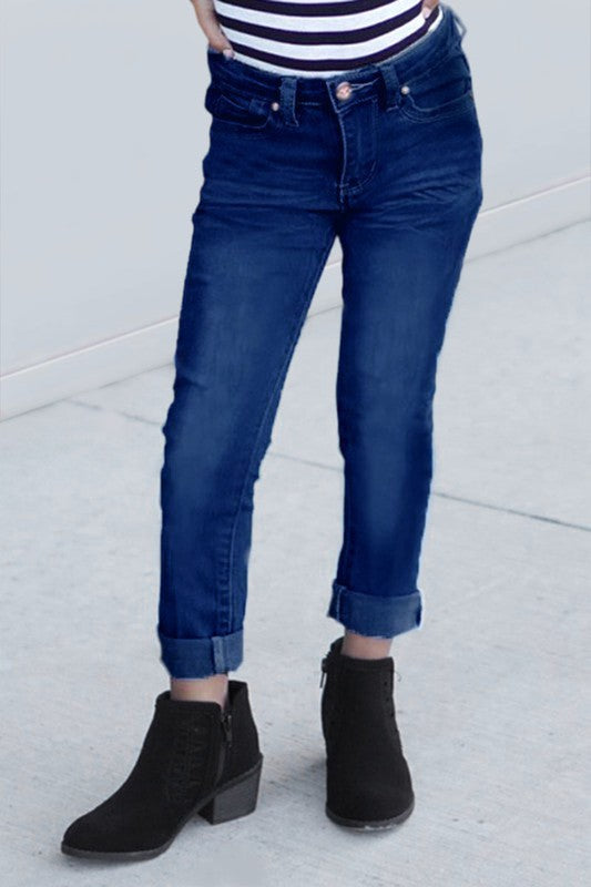 Dark Denim Blue jeans