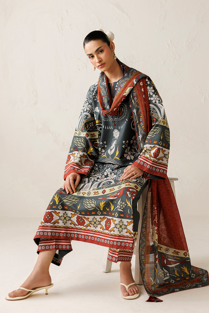 DIGITAL PRINTED LAWN RTW-9382