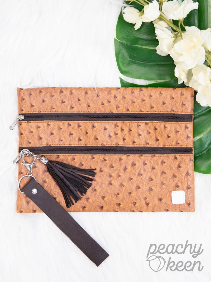 Double Zip Wristlets