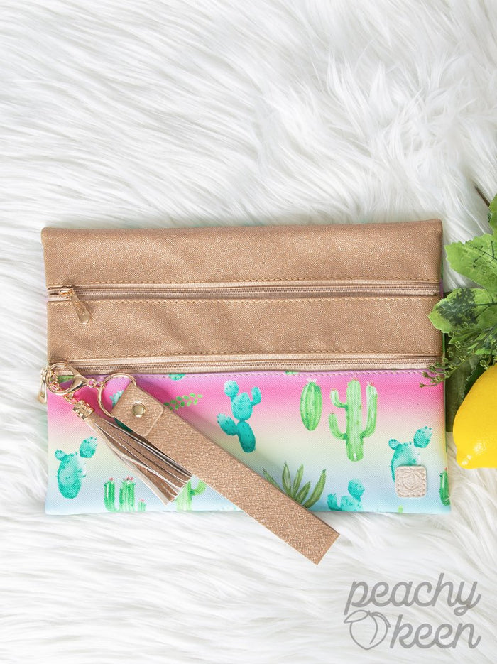 Double Zip Wristlets