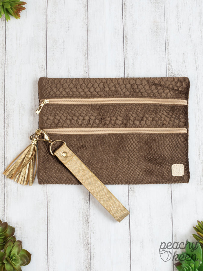 Double Zip Wristlets