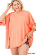 Drop Shoulder Oversized Boyfriend Tee