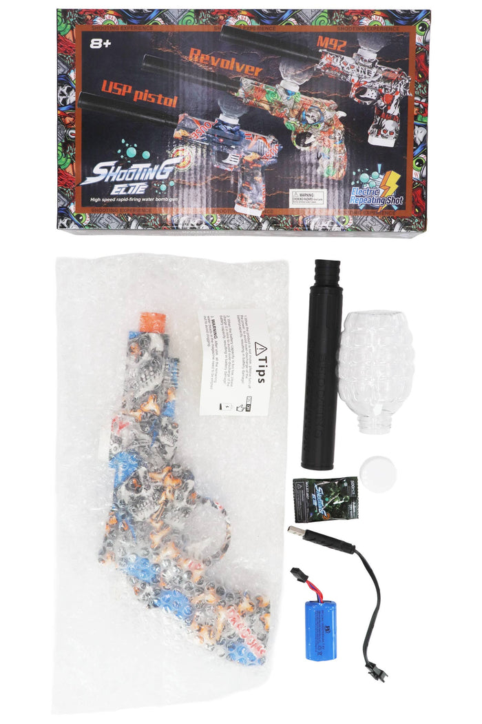 Electronic Gel Blaster M92 USP Pistol Revolver Gun