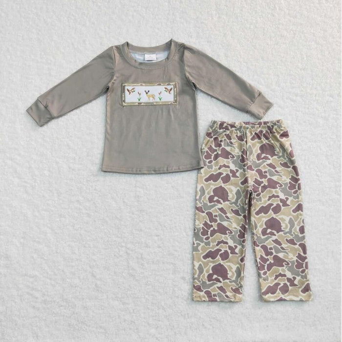 Embroidered Camo 2PC 34