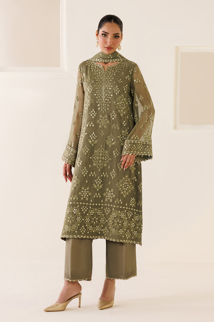EMBROIDERED CHIFFON UC-3122