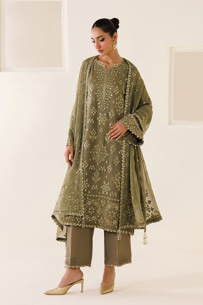 EMBROIDERED CHIFFON UC-3122