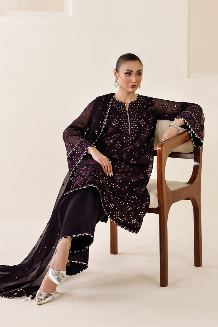 EMBROIDERED CHIFFON UC-3123