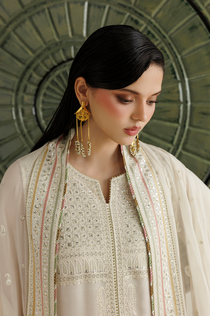 EMBROIDERED CHIFFON UC-3135