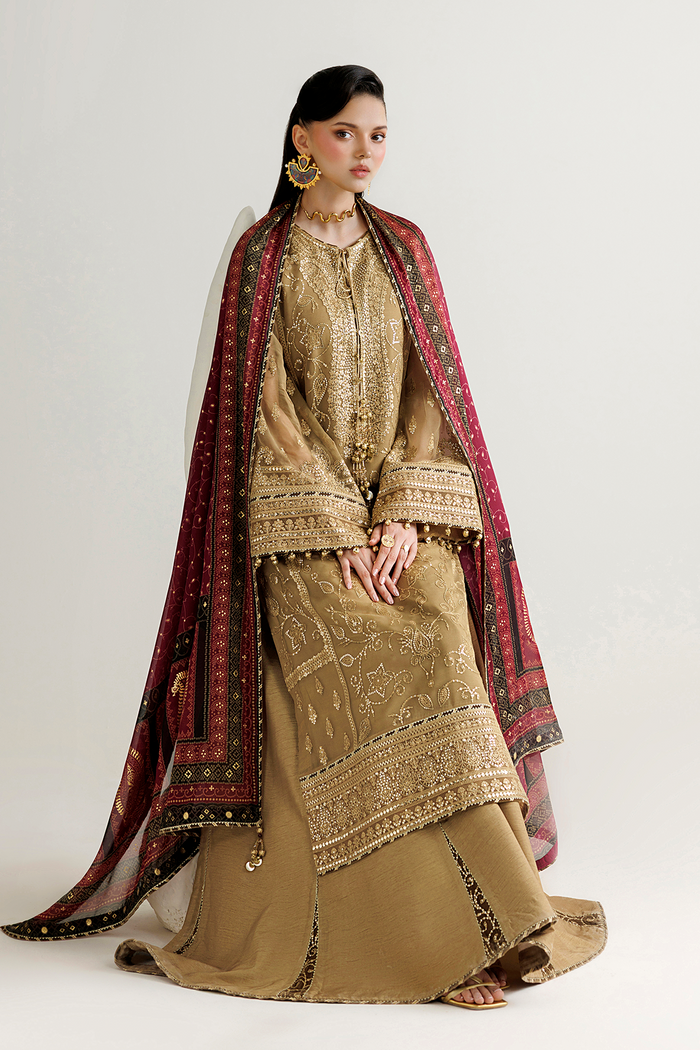 EMBROIDERED CHIFFON UC-3136