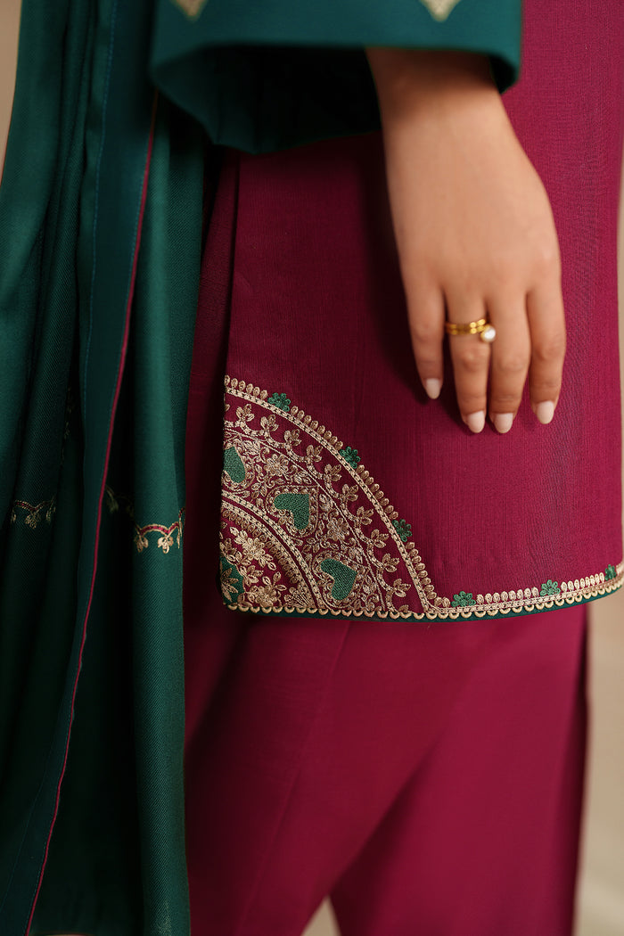 EMBROIDERED KHADDAR UW-0215