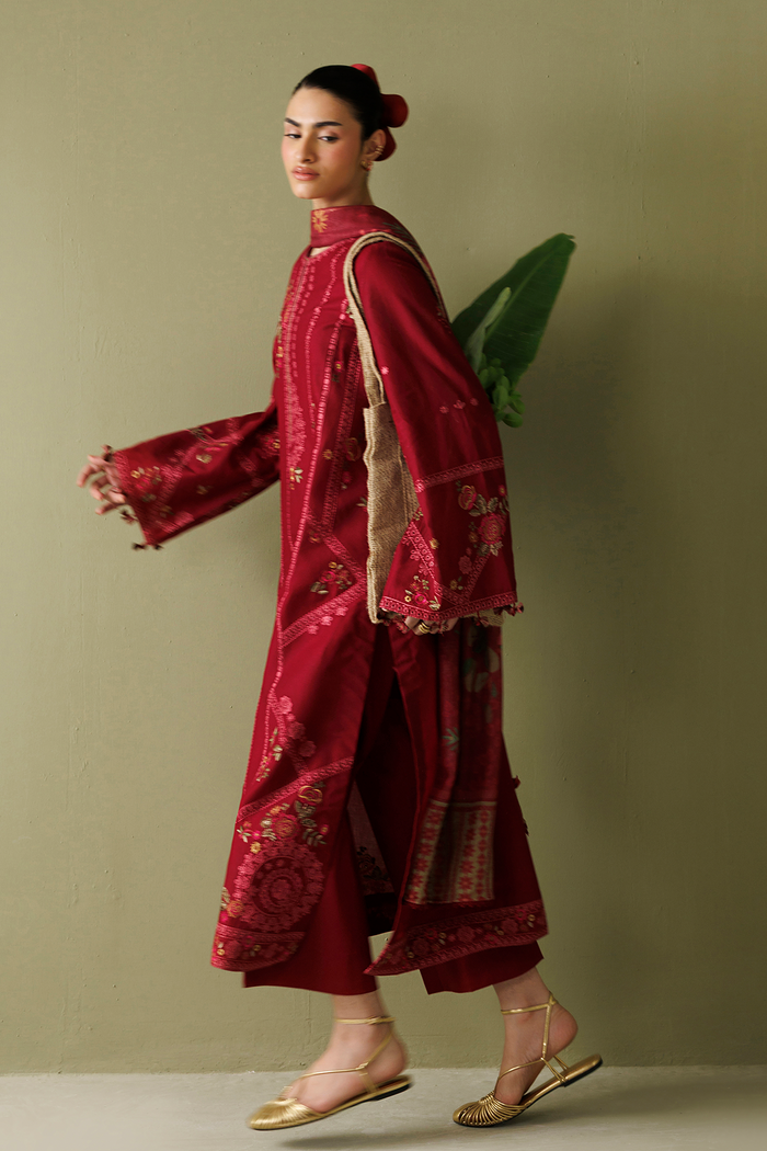 EMBROIDERED LAWN RTW-9343