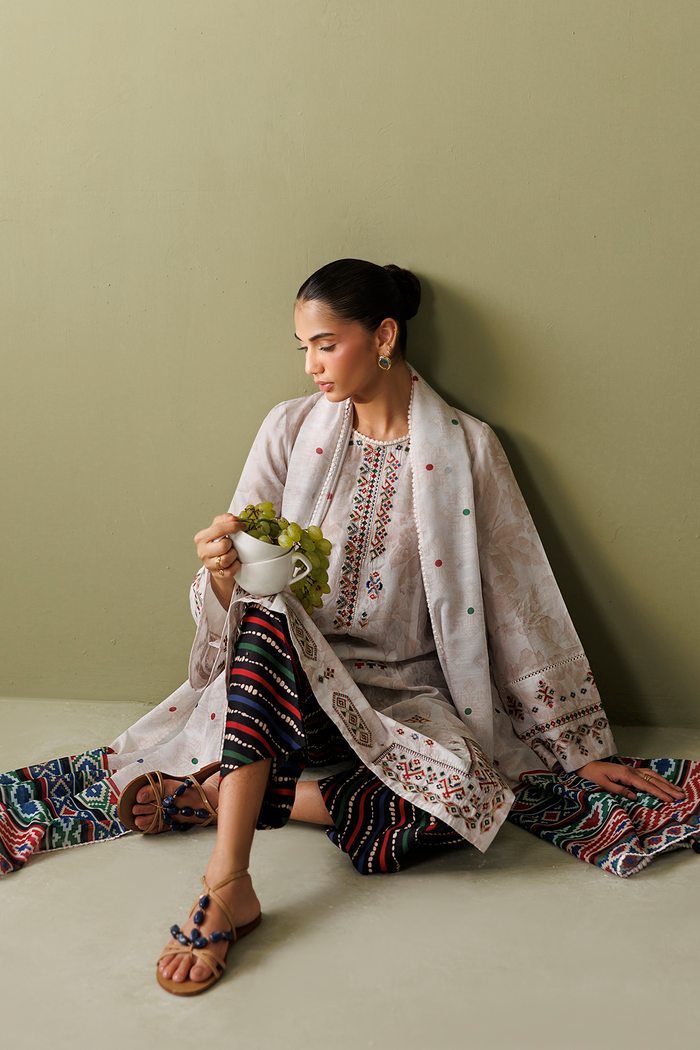 EMBROIDERED LAWN RTW-9373