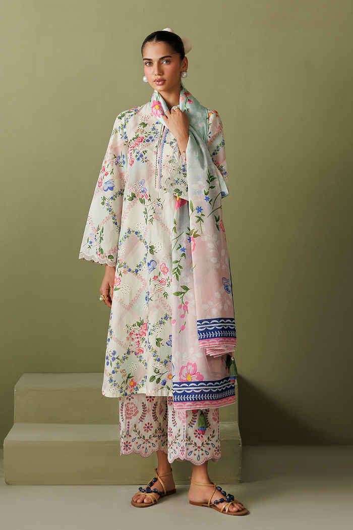 EMBROIDERED LAWN RTW-9385