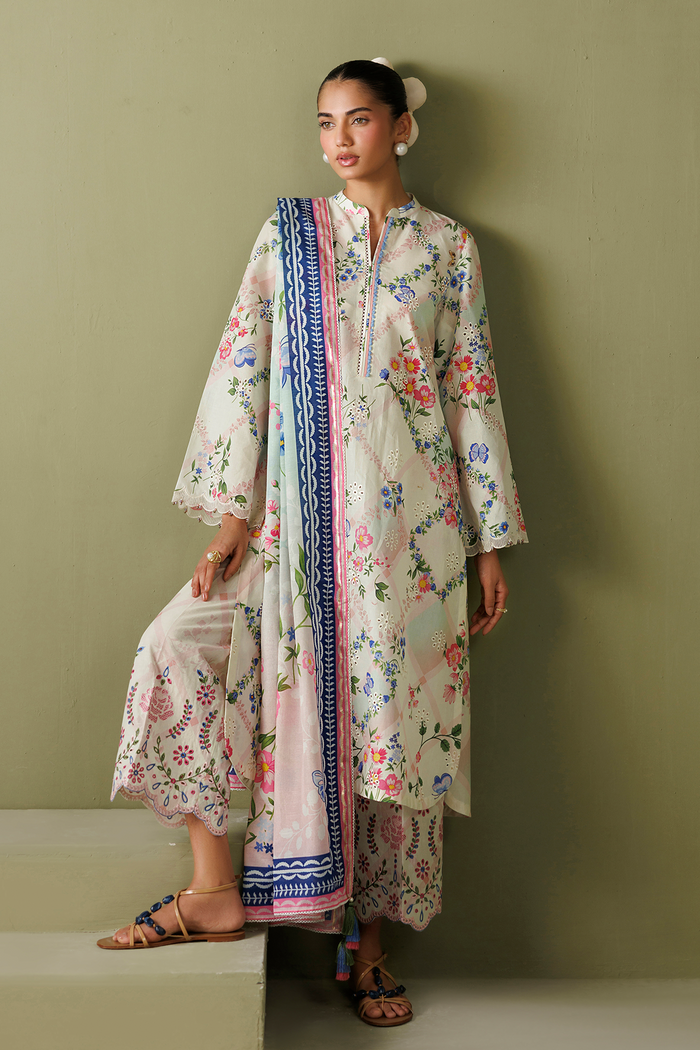 EMBROIDERED LAWN USE-9385