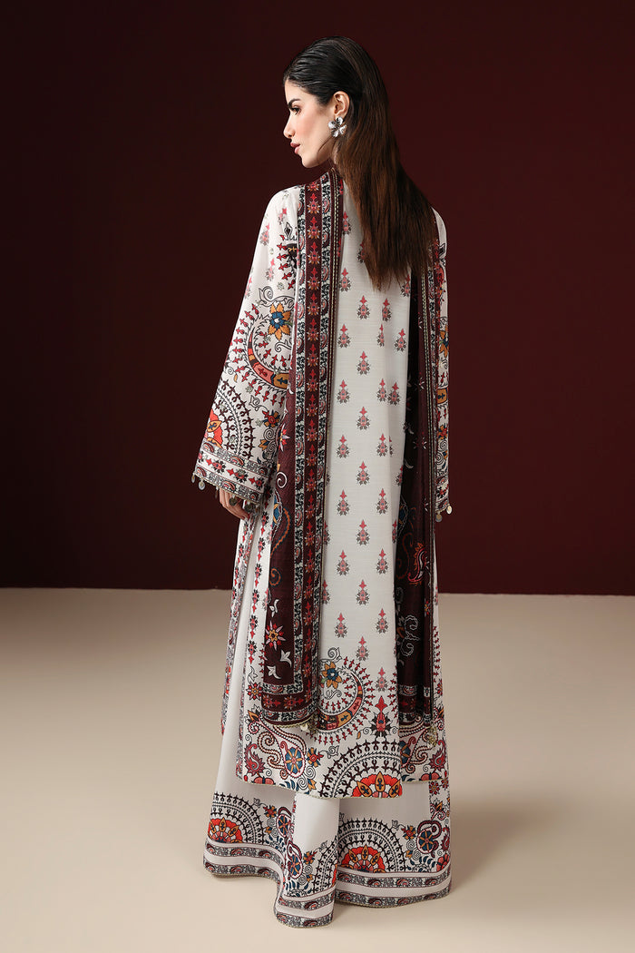 EMBROIDERED RAW SILK UR-7088