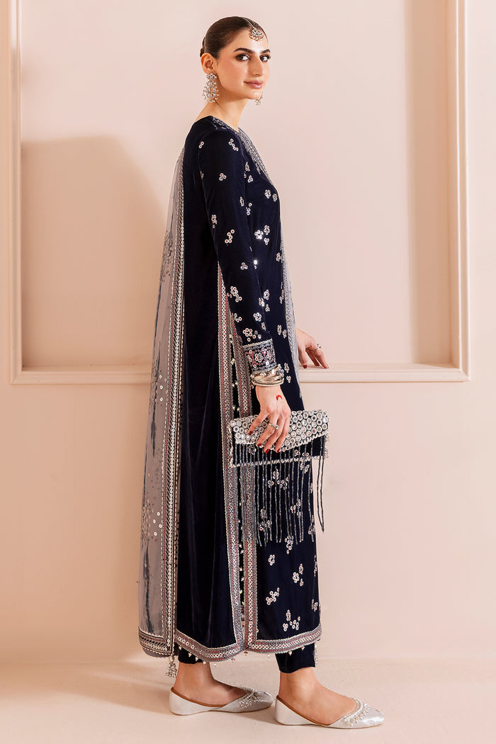 Embroidered Velvet Formal CVF25-D03