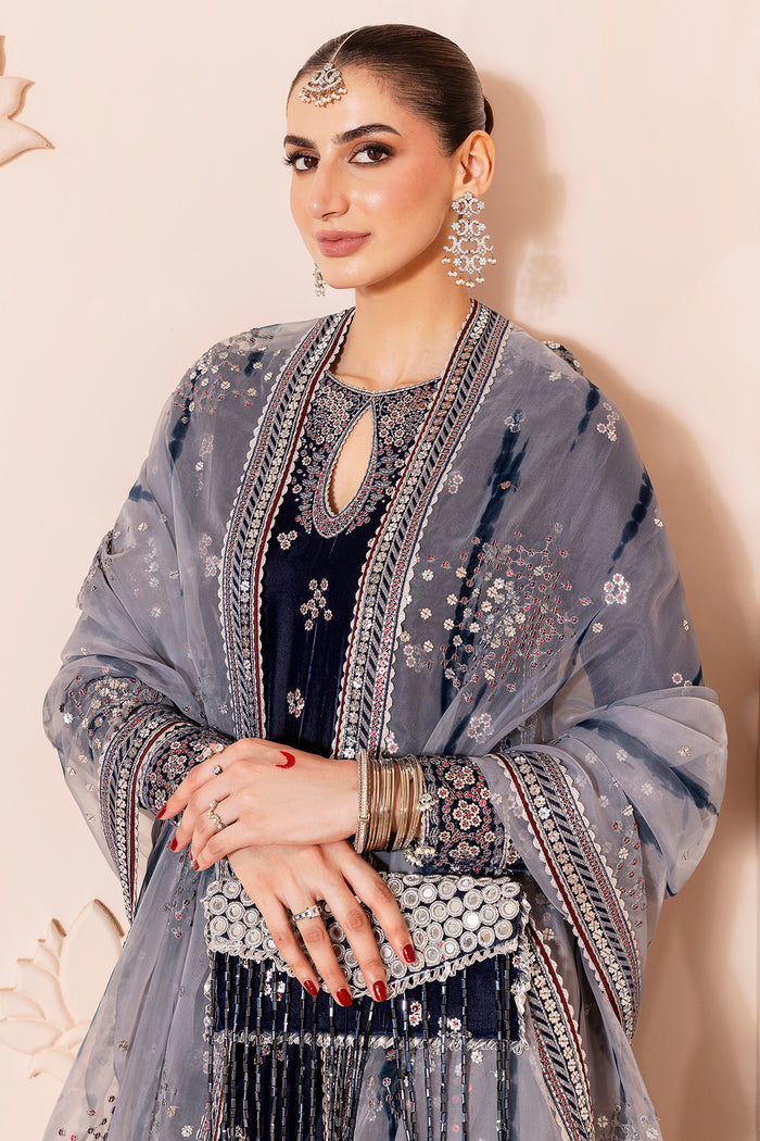 Embroidered Velvet Formal CVF25-D03