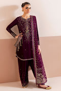 Embroidered Velvet Formal CVF25-D05
