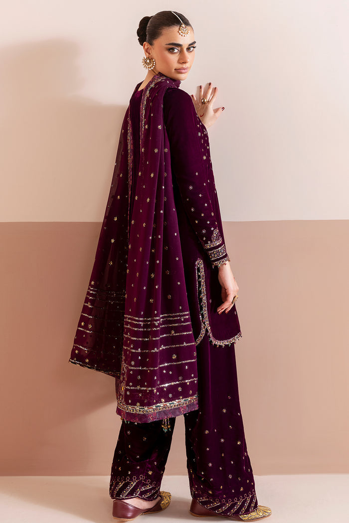 Embroidered Velvet Formal CVF25-D05