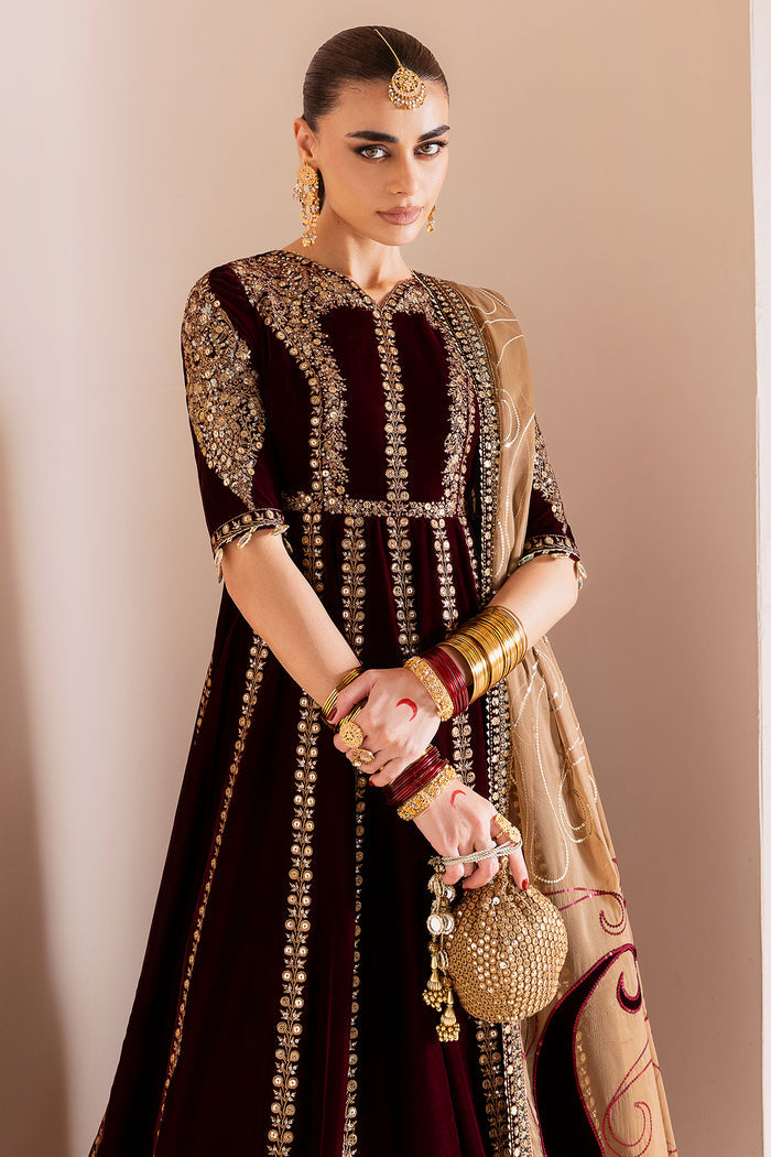 Embroidered Velvet Formal CVF25-D12