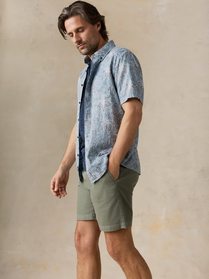 | Essential Drawstring Short - Desert Olive | Faherty Brand
