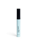 A light blue cylindrical tube with a black cap, labeled "Cozy Earth Eye Cream" in black text, stands upright on a white background.