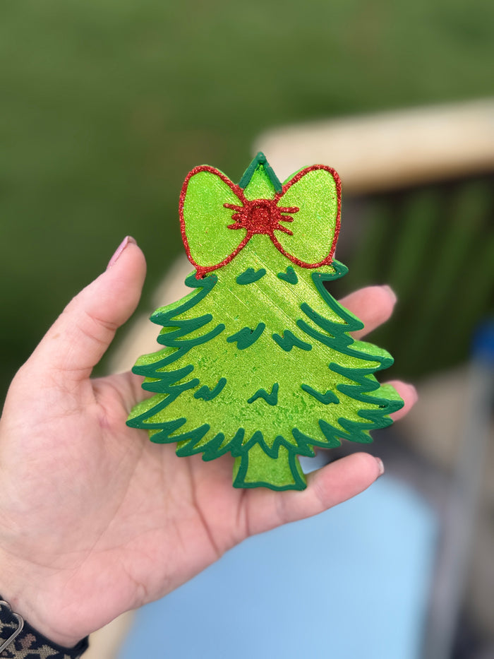 🎄 Festive Christmas Tree Freshie – Hand-Painted
