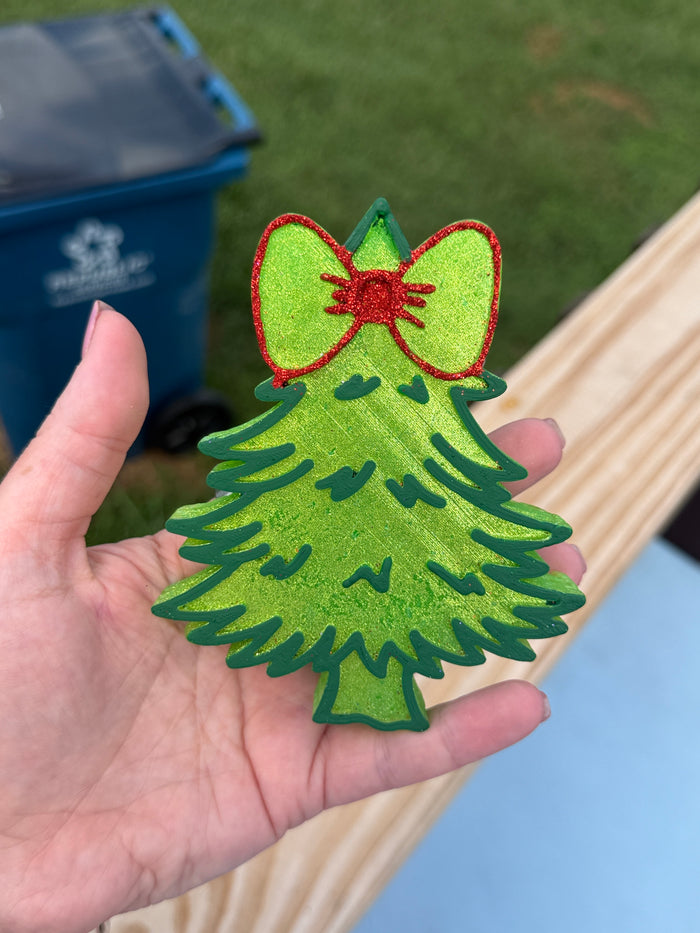 🎄 Festive Christmas Tree Freshie – Hand-Painted