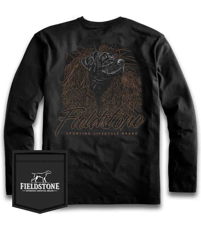 Fieldstone Black Lab Blind L/S tee