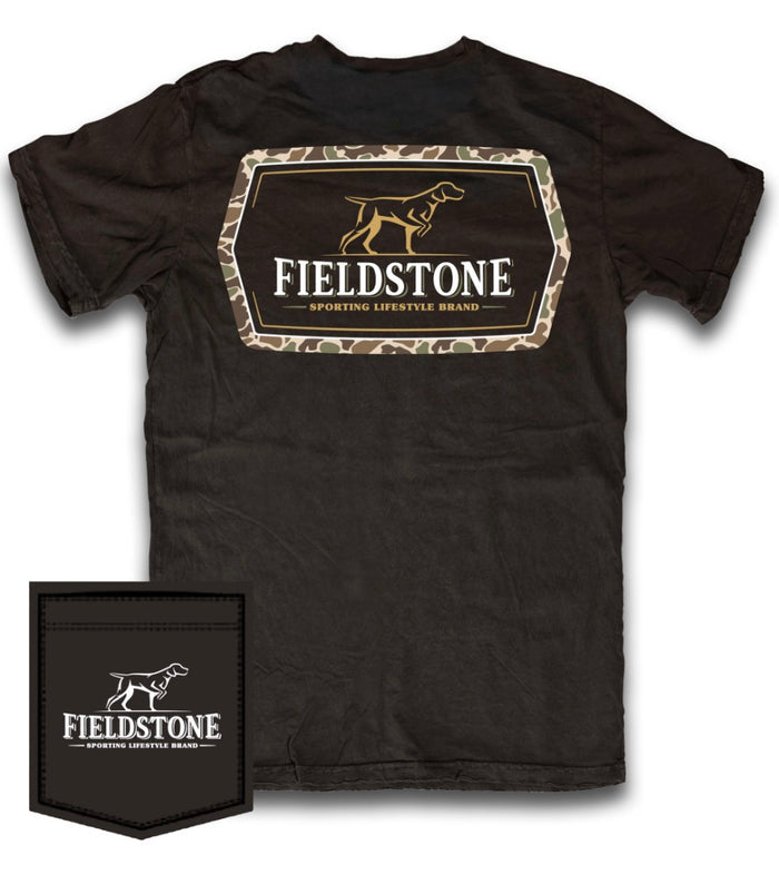 Fieldstone youth Rectangle Camo Logo