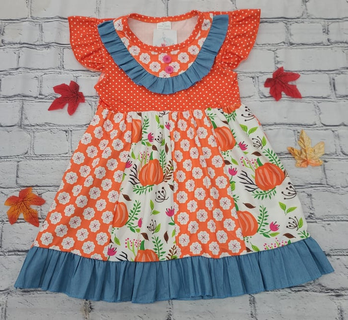 Flutter Sleeve Pump Dress