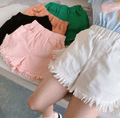 Girls Frayed Shorts 63