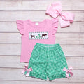 Girl's Pink/Green Trio