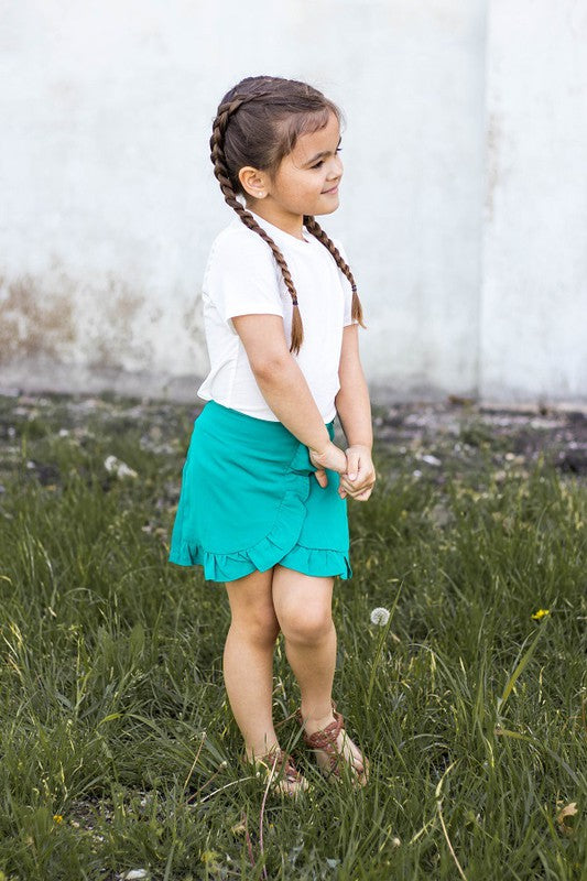Girls Ruffled Skirt