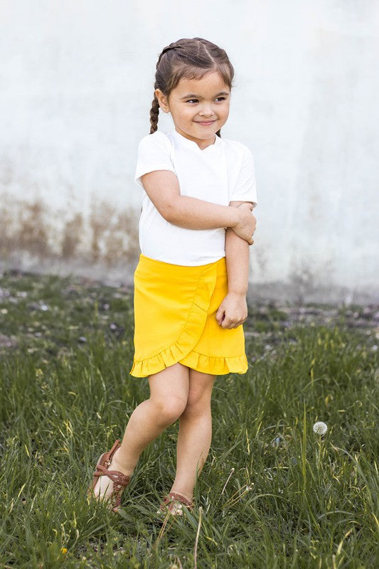 Girls Ruffled Skirt