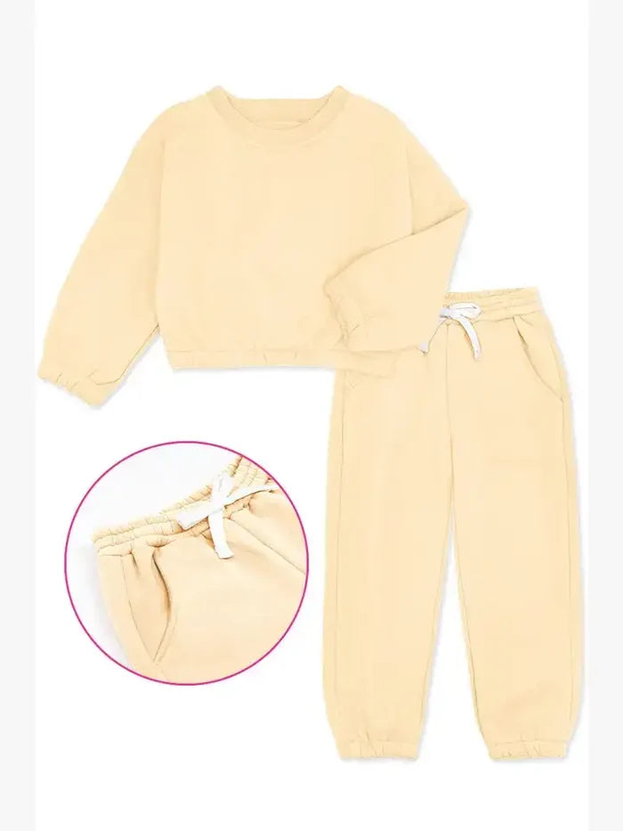 GKSS-22-3002B- Girl's 2 pc Pant Jog Set