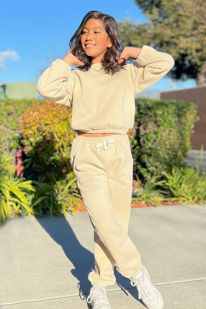 GKSS-22-3002B Girl's 2 pc Pant Jog Set